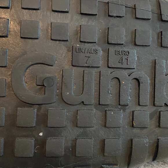 Gumbies slippers EU 41 grey felt wool Outback slip-on rubber soles comfort warm - Picture 7 of 7